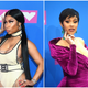 (L-R) Nicki Minaj and Cardi B attend the 2018 MTV Video Music Awards on August 20, 2018 in New York City.